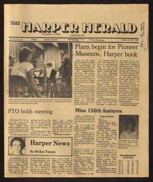 The Harper Herald (Harper, Tex.), Vol. 61, No. 42, Ed. 1 Friday, October 18, 1985