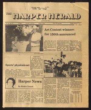 The Harper Herald (Harper, Tex.), Vol. 61, No. 31, Ed. 1 Friday, August 2, 1985