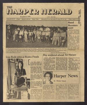 The Harper Herald (Harper, Tex.), Vol. 69, No. 35, Ed. 1 Friday, August 31, 1984