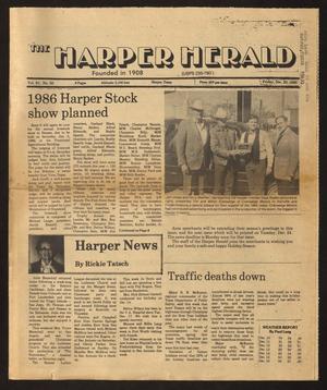The Harper Herald (Harper, Tex.), Vol. 61, No. 51, Ed. 1 Friday, December 20, 1985
