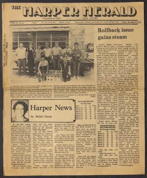 The Harper Herald (Harper, Tex.), Vol. 61, No. 12, Ed. 1 Friday, March 22, 1985