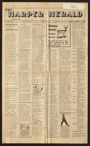 Primary view of object titled 'The Harper Herald (Harper, Tex.), Vol. 64, No. 45, Ed. 1 Tuesday, December 6, 1988'.