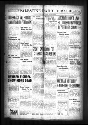 Palestine Daily Herald (Palestine, Tex), Vol. 16, No. 253, Ed. 1 Friday, February 8, 1918