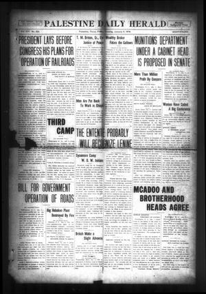 Palestine Daily Herald (Palestine, Tex), Vol. 16, No. 223, Ed. 1 Friday, January 4, 1918