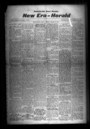 Hallettsville Semi-Weekly New Era-Herald (Hallettsville, Tex.), Vol. 57, No. 51, Ed. 1 Tuesday, January 21, 1930
