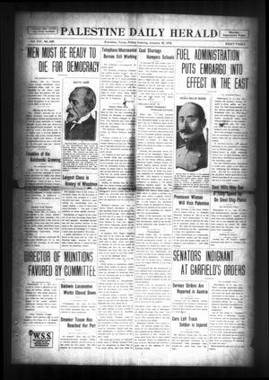 Palestine Daily Herald (Palestine, Tex), Vol. 16, No. 229, Ed. 1 Friday, January 18, 1918