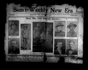 Semi-Weekly New Era (Hallettsville, Tex.), Vol. 29, No. 30, Ed. 1 Friday, July 4, 1919