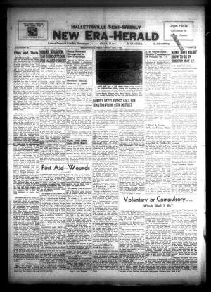 Hallettsville Semi-Weekly New Era-Herald (Hallettsville, Tex.), Vol. 69, No. 51, Ed. 1 Tuesday, May 5, 1942