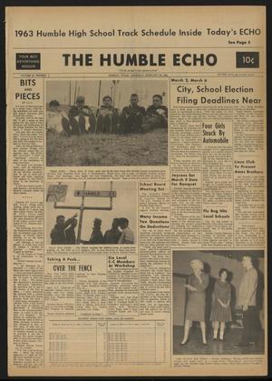 The Humble Echo (Humble, Tex.), Vol. 22, No. 9, Ed. 1 Thursday, February 28, 1963
