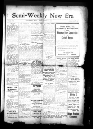 Semi-Weekly New Era (Hallettsville, Tex.), Vol. 29, No. 71, Ed. 1 Friday, November 22, 1918