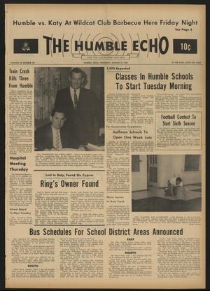 The Humble Echo (Humble, Tex.), Vol. 28, No. 35, Ed. 1 Thursday, August 31, 1967