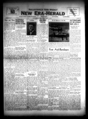 Hallettsville Semi-Weekly New Era-Herald (Hallettsville, Tex.), Vol. 69, No. 45, Ed. 1 Tuesday, April 14, 1942