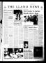 Newspaper: The Llano News (Llano, Tex.), Vol. 86, No. 36, Ed. 1 Thursday, July 1…