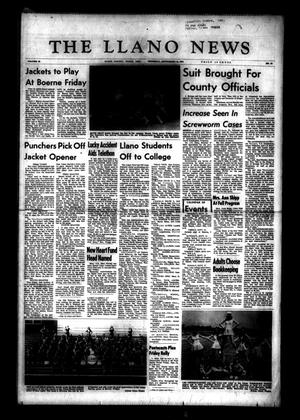 The Llano News (Llano, Tex.), Vol. 83, No. 44, Ed. 1 Thursday, September 12, 1974