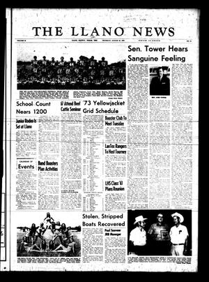 The Llano News (Llano, Tex.), Vol. 82, No. 41, Ed. 1 Thursday, August 23, 1973