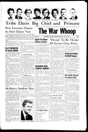 The War Whoop (Abilene, Tex.), Vol. 35, No. 6, Ed. 1, Friday, October 18, 1957