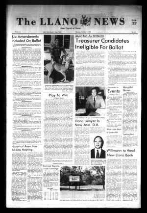 The Llano News (Llano, Tex.), Vol. 91, No. 49, Ed. 1 Thursday, October 7, 1982