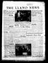 Newspaper: The Llano News (Llano, Tex.), Vol. 79, No. 11, Ed. 1 Thursday, Februa…