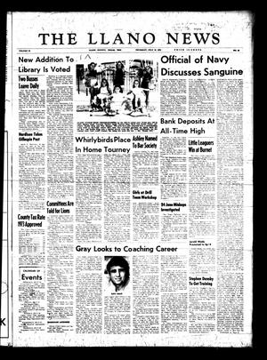 The Llano News (Llano, Tex.), Vol. 82, No. 36, Ed. 1 Thursday, July 19, 1973