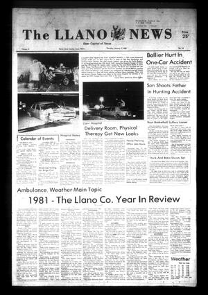 The Llano News (Llano, Tex.), Vol. 91, No. 10, Ed. 1 Thursday, January 7, 1982