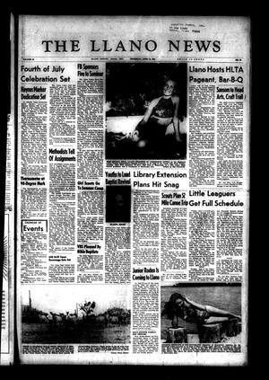 Primary view of object titled 'The Llano News (Llano, Tex.), Vol. 83, No. 31, Ed. 1 Thursday, June 13, 1974'.