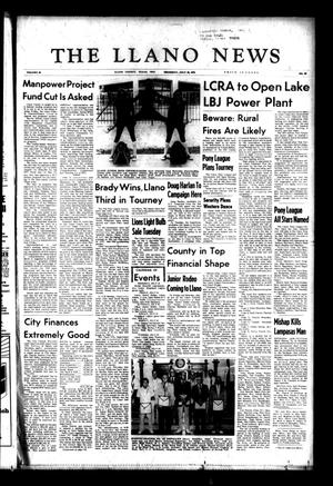 The Llano News (Llano, Tex.), Vol. 83, No. 36, Ed. 1 Thursday, July 18, 1974