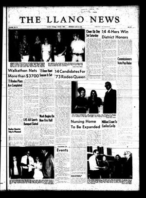 The Llano News (Llano, Tex.), Vol. 82, No. 26, Ed. 1 Thursday, May 10, 1973