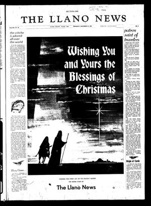 The Llano News (Llano, Tex.), Vol. 82, No. 6, Ed. 1 Thursday, December 21, 1972