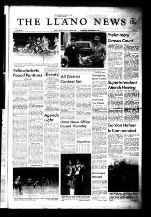 The Llano News (Llano, Tex.), Vol. 90, No. 3, Ed. 1 Thursday, November 20, 1980
