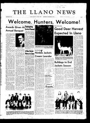 Primary view of object titled 'The Llano News (Llano, Tex.), Vol. 82, No. 1, Ed. 1 Thursday, November 16, 1972'.