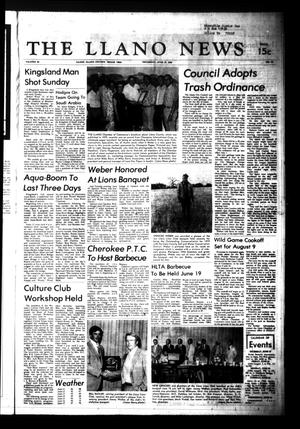 The Llano News (Llano, Tex.), Vol. 89, No. 33, Ed. 1 Thursday, June 19, 1980