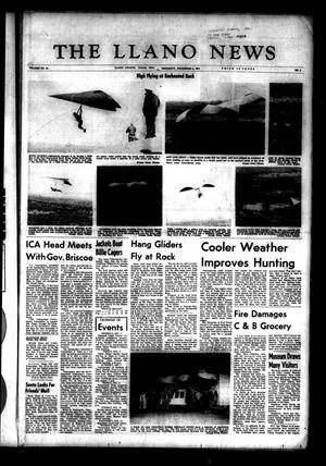 Primary view of object titled 'The Llano News (Llano, Tex.), Vol. 84, No. 4, Ed. 1 Thursday, December 5, 1974'.