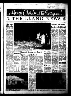 The Llano News (Llano, Tex.), Vol. 87, No. 7, Ed. 1 Thursday, December 22, 1977