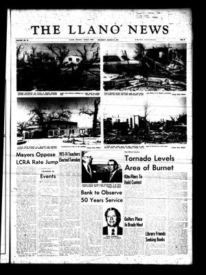 Primary view of object titled 'The Llano News (Llano, Tex.), Vol. 82, No. 18, Ed. 1 Thursday, March 15, 1973'.
