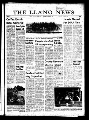 The Llano News (Llano, Tex.), Vol. 82, No. 42, Ed. 1 Thursday, August 30, 1973