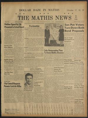 The Mathis News (Mathis, Tex.), Vol. 55, No. 44, Ed. 1 Thursday, October 17, 1963