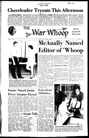 Primary view of object titled 'The War Whoop (Abilene, Tex.), Vol. 38, No. 27, Ed. 1, Wednesday, May 3, 1961'.