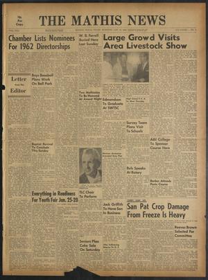 The Mathis News (Mathis, Tex.), Vol. 56, No. 5, Ed. 1 Thursday, January 18, 1962
