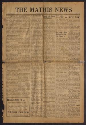 Primary view of object titled 'The Mathis News (Mathis, Tex.), Vol. 25, No. 7, Ed. 1 Friday, March 8, 1940'.