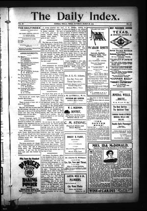 The Daily Index. (Mineral Wells, Tex.), Vol. 3, No. 271, Ed. 1 Saturday, March 28, 1903
