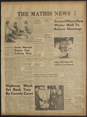 The Mathis News (Mathis, Tex.), Vol. 55, No. 26, Ed. 1 Thursday, June 13, 1963