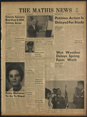 The Mathis News (Mathis, Tex.), Vol. 54, No. 30, Ed. 1 Thursday, February 17, 1966