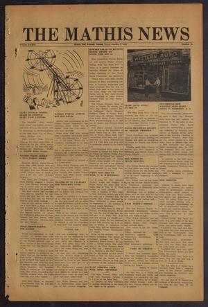 The Mathis News (Mathis, Tex.), Vol. 33, No. 40, Ed. 1 Friday, October 1, 1948