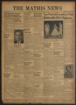 The Mathis News (Mathis, Tex.), Vol. 39, No. 46, Ed. 1 Friday, November 12, 1954
