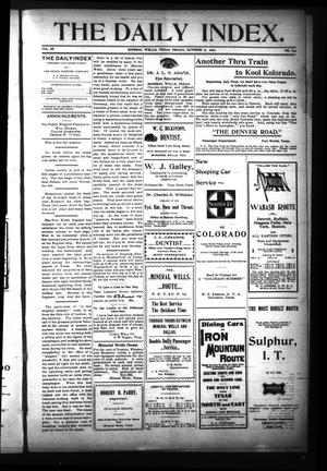The Daily Index. (Mineral Wells, Tex.), Vol. 3, No. 143, Ed. 1 Friday, October 17, 1902