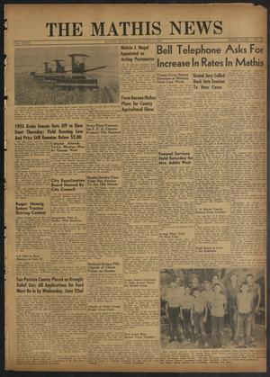 The Mathis News (Mathis, Tex.), Vol. 40, No. 25, Ed. 1 Friday, June 17, 1955