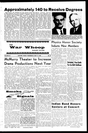The War Whoop (Abilene, Tex.), Vol. 40, No. 28, Ed. 1, Wednesday, May 15, 1963