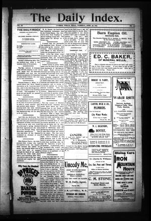 The Daily Index. (Mineral Wells, Tex.), Vol. 3, No. 297, Ed. 1 Thursday, April 30, 1903