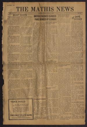 The Mathis News (Mathis, Tex.), Vol. 25, No. 20, Ed. 1 Friday, June 7, 1940