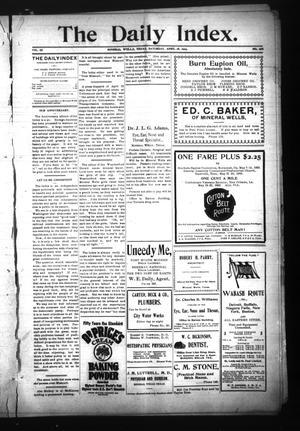 The Daily Index. (Mineral Wells, Tex.), Vol. 3, No. 288, Ed. 1 Saturday, April 18, 1903